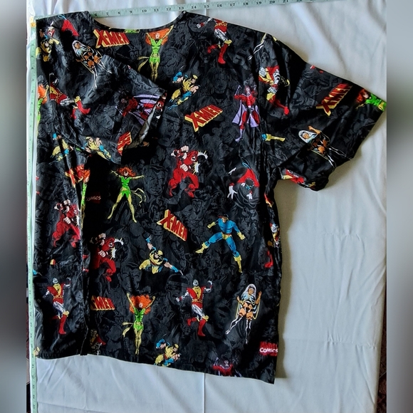 Marvel X-Men Scrub Top - Picture 4 of 6
